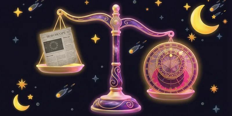 Астролог vs гороскоп: почему персональная консультация точнее в 100 раз